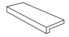 Ступень Grunge Floor P.V.Grey AS/20X60/C/R 20x60