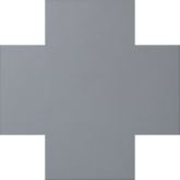 Керамогранит Метлахская плитка 070CRBEP Cross 7 Pale Blue BEP 7x7