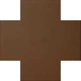 Керамогранит Метлахская плитка 070CRCAR Cross 7 Toffee CAR 7x7