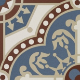 Декор Метлахская плитка 150N503D002 Vieux Lille 2 (Red, Super White, Bleu. Ontario) 15x15