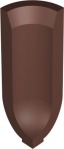 Бордюр Метлахская плитка 100GI0BRU Angle INT PAG BROWN BRU 3,2x11