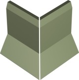 Плинтус Метлахская плитка 100TE0VEP Angle EXT PAR PALE GREEN VEP10x10 10x10
