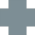 Керамогранит Метлахская плитка 070CRBEU Cross 7 Blue BEU 7x7