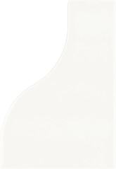 Плитка Curve White Gloss