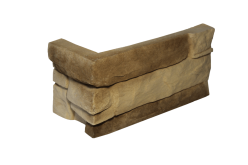 Искусственный камень Скала Бежевая Уголx92 18.5x9.2