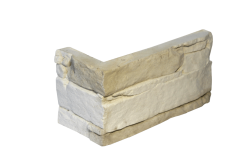 Искусственный камень Скала Белая Уголx92 18.5x9.2