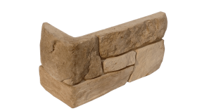 Искусственный камень Альпийский Пласт Бежевый Угол 80х180x92