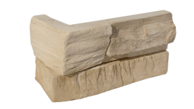 Искусственный камень Каскад Белый Угол 190x80x100