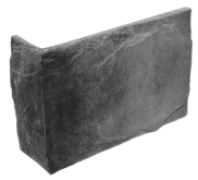Искусственный камень Бастион Антрацит Угол 92x280x188