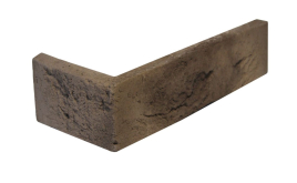 Искусственный камень Кирпич Британский Коричневый Угол 95х222x67