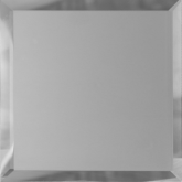 КЗСм1-10 Плитка Зеркальная плитка Квадратная серебряная матовая с фацетом 10 мм 10x10