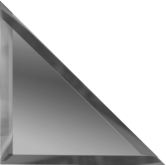 ТЗГ1-12 Плитка Зеркальная плитка Треугольная графитовая с фацетом 10 мм 12x12