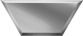 СОЗС1(п) Плитка Зеркальная плитка Серебряная полусота с фацетом 10 мм 20x8.6