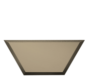 СОЗБм1(п) Плитка Зеркальная плитка Бронзовая матовая полусота с фацетом 10 мм 20x8.6