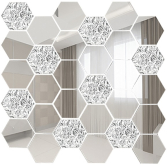 СС7030Х1 Мозаика Зеркальная мозаика Сота серебро (70%) + хрусталь (30%) 28.7x28.7