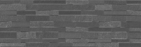 Плитка Гренель Серый темный структура матовый обрезной 30x89.5x1.05