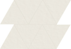Декор Neutra 6.0 01 Bianco Mosaico F Triangolo 10x15 30x35