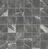 Декор Stones&More 2.0 Calacatta Black Smooth Mosaico 5x5 30x30