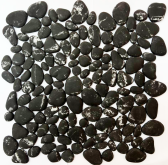 Мозаика Glass Black Rock 305x305x6