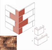 Искусственный камень Лорн 415-45 угол