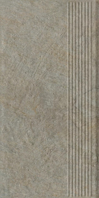 Ступень Eremite Taupe Stopnica Prosta Struktura Mat 30x60