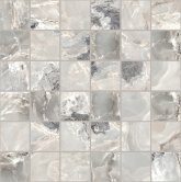 Мозаика Onyx and More Silver Blend Glossy Mosaico 5x5 30x30