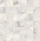 Мозаика Onyx and More White Onyx Satin Mosaico 5x5 30x30