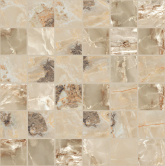 Мозаика Onyx and More Golden Blend Satin Mosaico 5x5 30x30