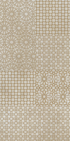 Декор Tesori Decoro Monile Bianco Oro 6mm 120x240