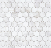 Мозаика Pietrine Hexagonal Dolomiti bianco MAT hex