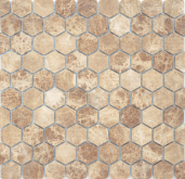 Мозаика Pietrine Hexagonal Emperador light MAT hex