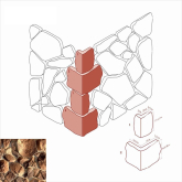 Искусственный камень Рутланд 601-45 угол
