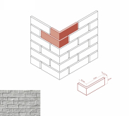 Искусственный камень Ринн Брик 680-05 угол
