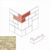 Искусственный камень Девон 420-15 угол