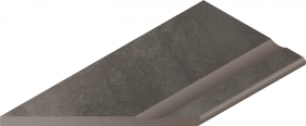 Бордюр Millenium Х2 Black Bordo Svasato Round SX 30x120