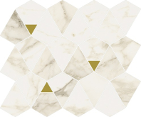 600110000975 Мозаика Eternum Carrara Mosaico Vertex 30x25.8