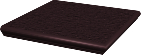 Ступень Natural Brown Duro наружная с капиносом 33х33