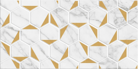 Декор Marble Gold белый 30х60