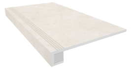 MA00 Ступень Marmulla Ivory неполированная (комплект ступень и подступенок) 33x120