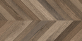 Керамогранит Wood Latina Brown Chevron M Коричневый матовый карвинг 60х120