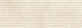 Плитка Travertino Wall Struttura 3D Dorica Cross Beige Rett 40x120