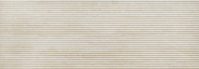 Плитка Travertino Wall Struttura 3D Pli Vein Bianco Rett 40x120