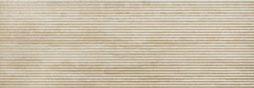 Плитка Travertino Wall Struttura 3D Pli Vein Beige Rett 40x120