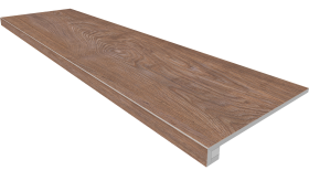 Set/Steptrade/SI02_NS/33x120/Riser/SI02_NS/14.5x120 Ступень Selection Комплект SI02 Eucalyptus 120x33 неполированная прямоугол. бортик без насечек Подступенок 33x120