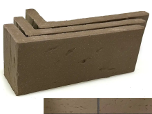 Клинкерная плитка Moon Brown Угловая 2401 (Y)x71x14 18.5x7.1