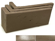 Клинкерная плитка Moon Brown Угловая AC 2404 (Y)x71x14 18.5x7.1
