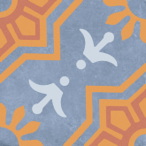 Декор Palmas Blue Decor 2 20x20