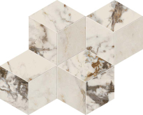 Декор Interno4 Breccia Tortona Mosaico Rombi Lappato 30.5x35.2