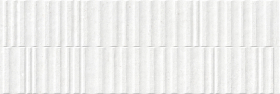 40270 Плитка Manhattan White Wavy SP/33.3x100x0.98/R 33.3x100