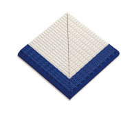 Ступень Olympic Series Petit Carre Наружный угол плитки с буртиком Cobalt-Unglazed 12x12